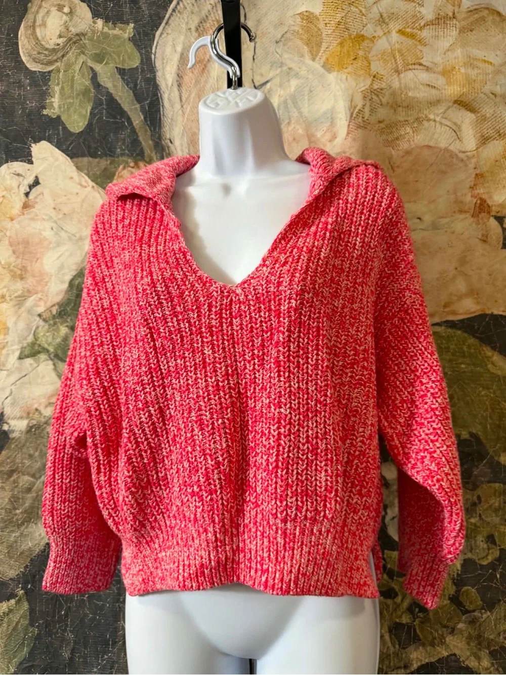 Free People Love this City Pink Sweater Size S